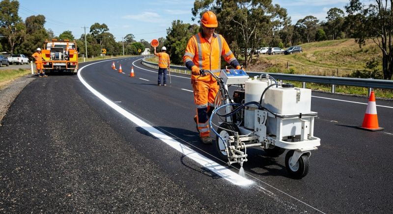 Lane Marking Service in Palm Springs, CA