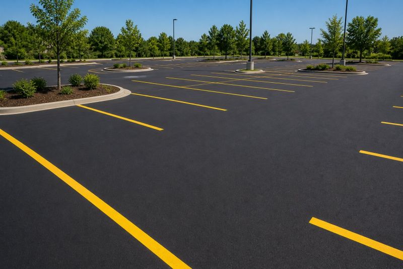 Commercial Asphalt Painting in Katy, TX