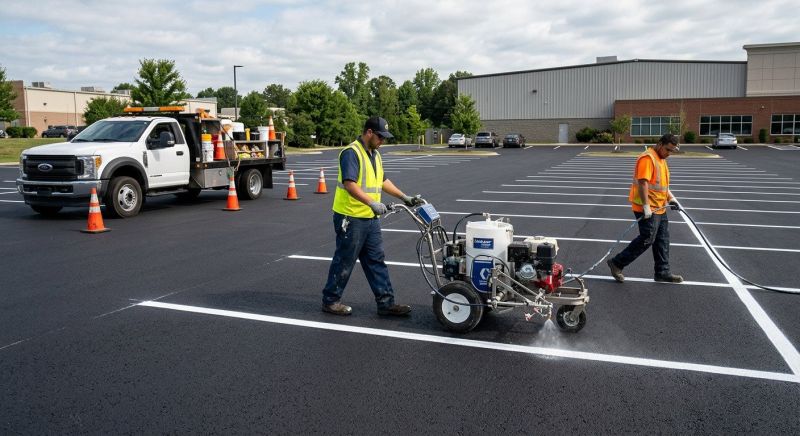 Commercial Asphalt Painting in Hilton Head Island, SC