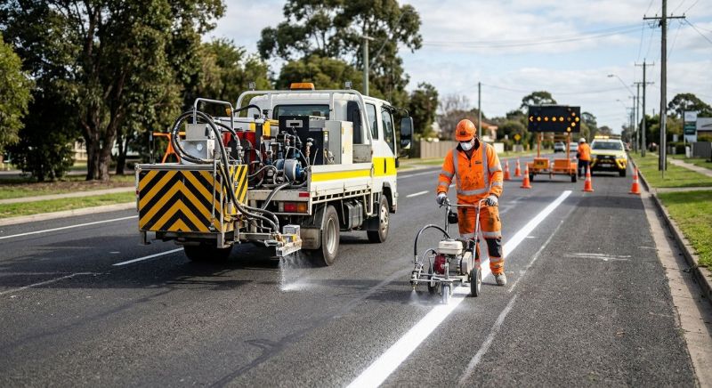 Lane Marking Service in Orange County, CA