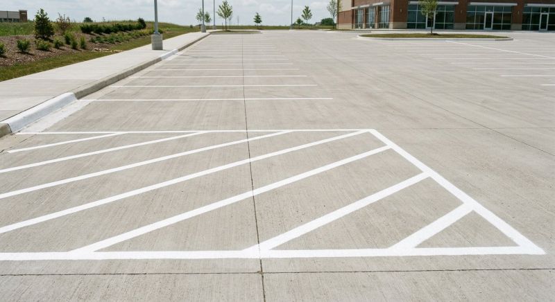 Parking Area Striping in Palm Springs, CA