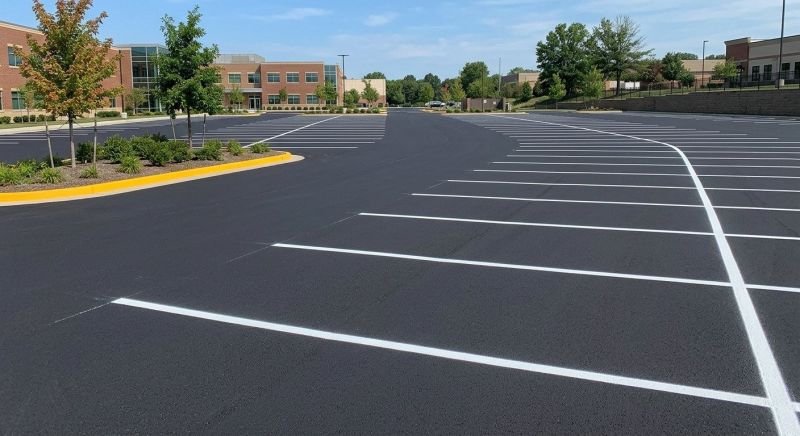 Parking Area Striping in Savannah, GA