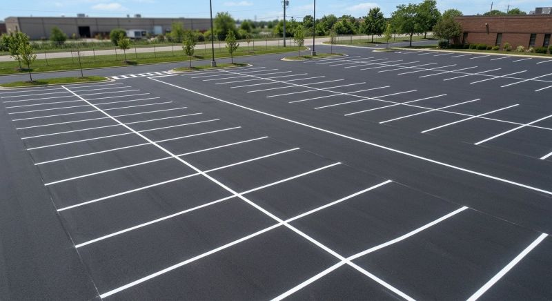 Parking Area Striping in Katy, TX