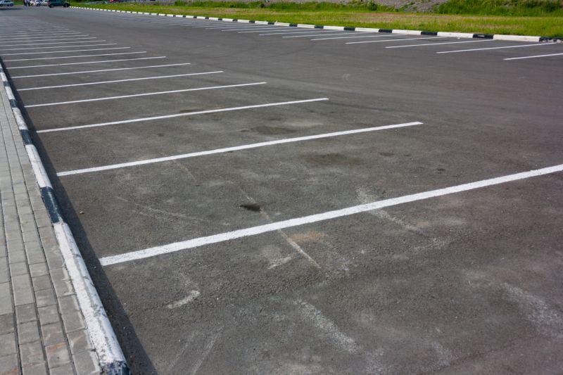 Parking Lot with Curbs