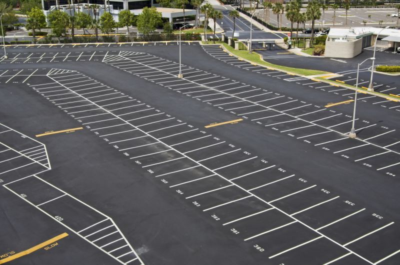 Products For Parking Lot Stripings in use